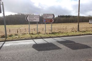 Land for sale behind the signs- click for photo gallery